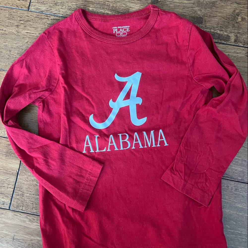Alabama long sleeve tshirt 4T